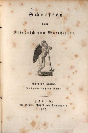 Schriften : Ausg. lezter Hand. 4. Buch 3. - 1825. - 279 S.