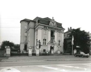 Wurzen. Villa (Allgemeine Ortskrankenkasse), Torgauer Straße 4 (1890/1900). Straßenansicht