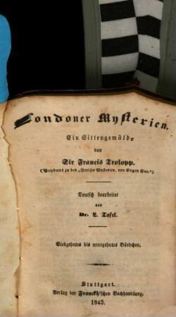 Londoner Mysterien : ein Sittengemälde, 17/19