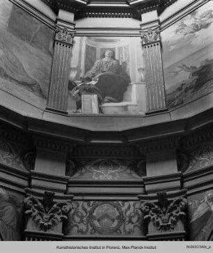 Kapellenausmalung mit Szenen aus dem Leben Christi und den vier Evangelisten : Der Evangelist Johannes