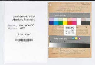 Entnazifizierung Josef John, geb. 22.10.1909 (Stadtinspektor)