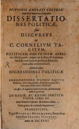 Dissertationes politicae