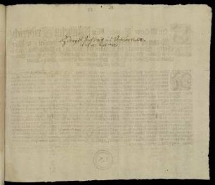 Von Gottes Gnaden, Wir Wilhelm Friderich, Marggraff zu Brandenburg ... Nachdeme der Getreid-Preiß allbereit anzusteigen beginnet ... : Onolzbach den 13. Septembris, Anno 1712.
