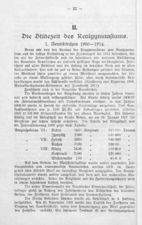 1. Neunkirchen 1900-1914.