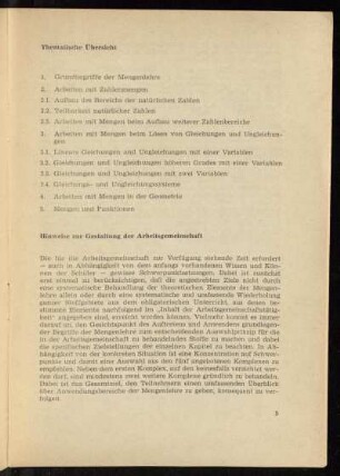 Hinweise zur Gestaltung der Arbeitsgemeinschaft