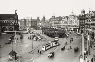 Frankfurt am Main, Bahnhofsplatz : Frankfurt am Main. Bahnhofsplatz. Blick nach Nordosten