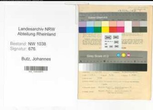 Entnazifizierung Johannes Butz , geb. 01.01.1901 (Beamter)