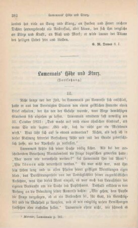 282-299 Lamennais' Höhe und Sturz : Fortsetzung