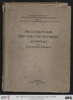 4: Mitteilungen aus der Ägyptischen Sammlung: Werkzeuge, Waffen, Gefässe