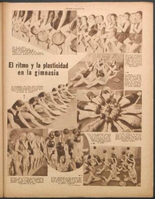 El ritmo y la plasticidad en la gimnasia [Fotografías]
