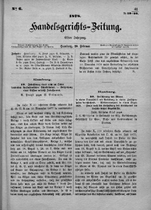 No. 6. 20. Februar 1878