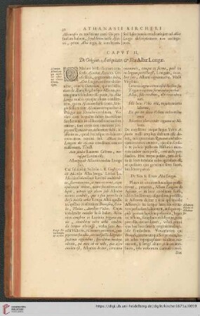 Capvt II: De Origine, Antiquitate, & Situ Albæ Longæ