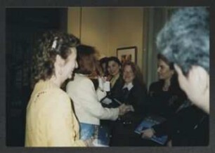 Foto vom Empfang der türkischen Professorinnen, 1995