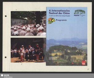 Konzert des Bergsteigerchores über den Kasematten der Festung Königstein (Bild 1) : Dirigent: Werner Matschke