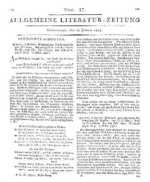 Westphälisches Taschenbuch für das Jahr .... Hrsg. v. C. G. Horstig u. C. U. von Ulmenstein. Minden: Körber 1801