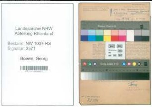 Entnazifizierung Georg Boewe , geb. 10.04.1898 (Polizeibeamter)