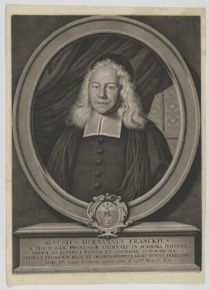 Bildnis des Augustus Hermannus Franckius
