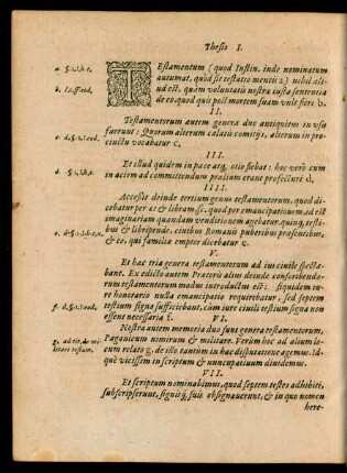 Thesis I. - XXXIII.