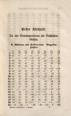 Resultate zu Hofmanns Aufgaben aus der Arithmetik und Algebra, 2