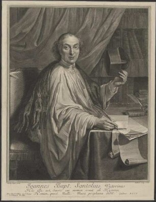 Bildnis des Joannes Bapt. Santolius