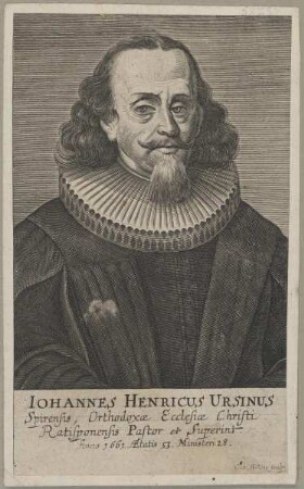 Bildnis des Iohannes Henricus Ursinus