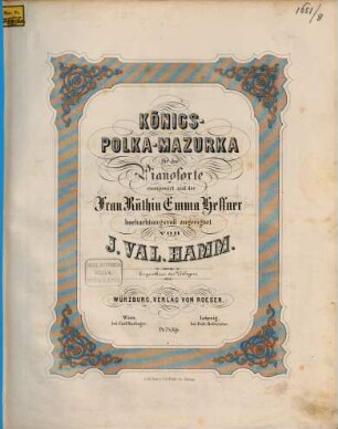 Königs-Polka-Mazurka : für das Pianoforte