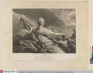 MADAME ADELAIDE DE FRANCE L'AIR; [Marie Adélai͏̈de Bourbon in der Gestalt der Luft]