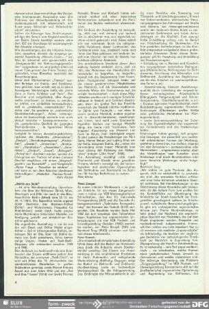 Wettbewerb: Neue Zangen : Informationen Berichte