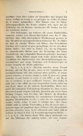 Patristische Studien, 5. Zu den Briefen des h. Paulinus von Nola