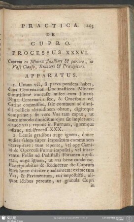 De Cupro [Processus XXXVI-XLVIII]