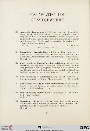 Ostasiatisches Kunstgewerbe (Nr.383-409)