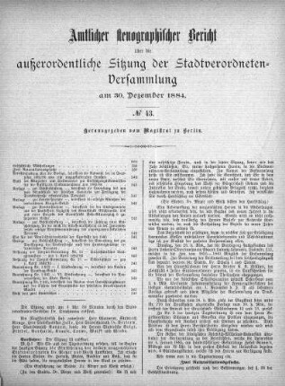 No. 43, 30. Dezember 1884