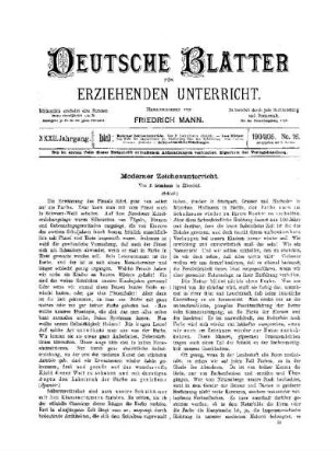 Moderner Zeichenunterricht : (Schluss)