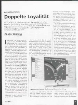 Nordschleswiger: Doppelte Loyalität