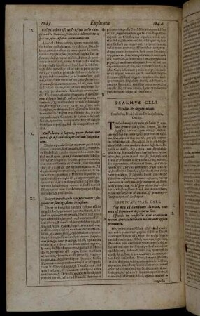 Psalmus CXLI. - Psalmus CL.