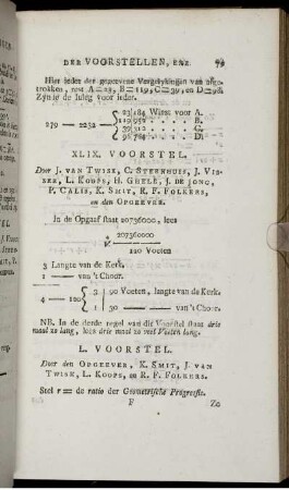 L. - XCIX. Voorstel.