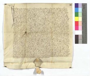 Gültbrief des Albrecht Meidin von Dürrmenz gegen die Spitalpflege in Pforzheim.