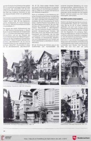 Die westlichen Stadtgebiete