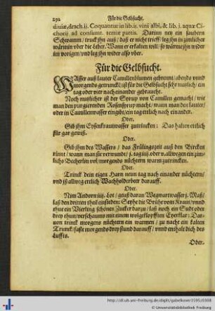 Für die Gelbsucht.