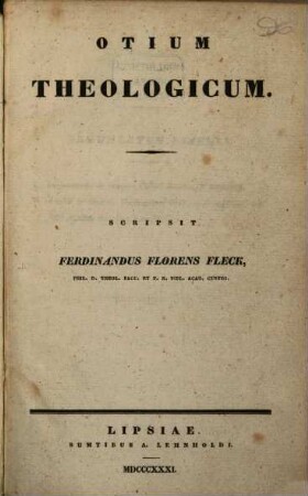 Otium theologicum
