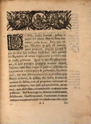 Quum ad munus docendae iurisprudentiae natur. Professio de verborum significatione ... Reg. mandato accederet, audiendum sermonem auspic. ... intimat Car. Otto Rechenberg