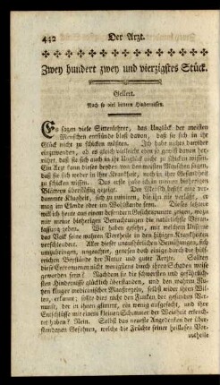 Zwey hundert zwey und vierzigstes Stück