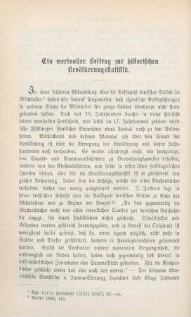 390-405 Ein wertvoller Beitrag zur historischen Bevölkerungsstatistik