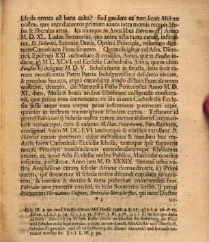 Ad secularia scholae Misenensis solennia ... invitat, origines scholae repetens et exponens M. Georgius Sigismundus Greenius