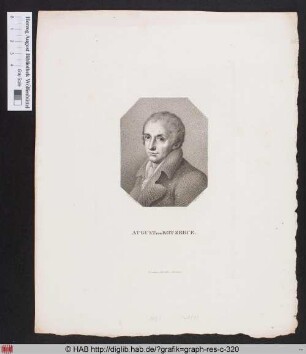 Porträt des August von Kotzebue