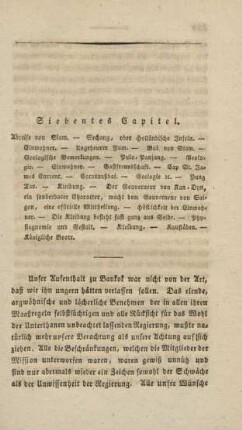 Siebentes Capitel. Abreise von Siam ...