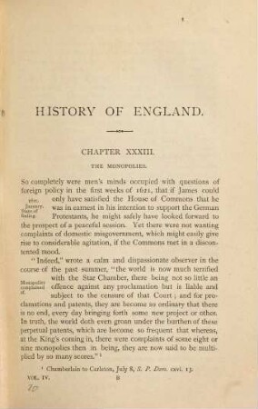 History of England from the accession of James I. to the outbreak of the Civil War : 1603 - 1642. 4