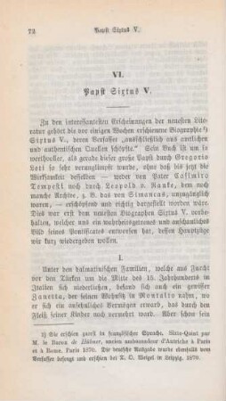 72-99 Papst Sixtus V.