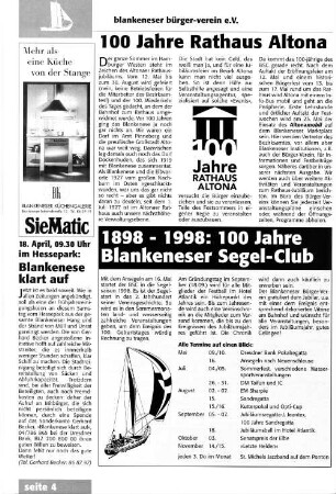 100 Jahre Rathaus Altona