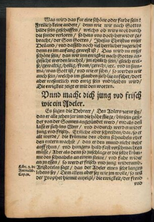 Unnd macht dich jung und frisch wie ein Adeler.